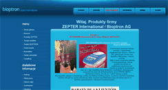 Desktop Screenshot of bioptron.org.pl